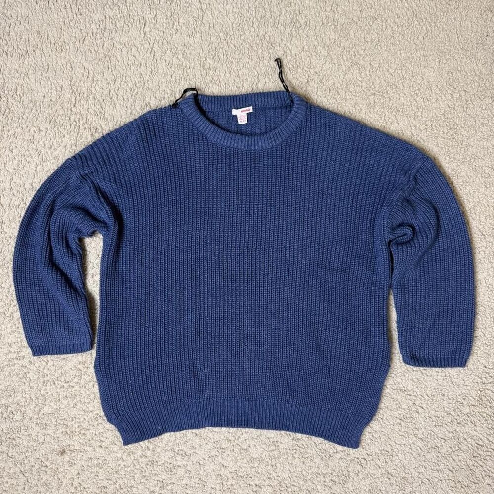 Bongo Women's Navy and Blue Jumper